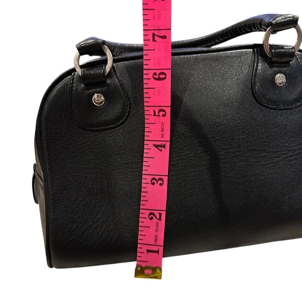 Gambler Dice Leather Satchel Handbag - Picture 12 of 15
